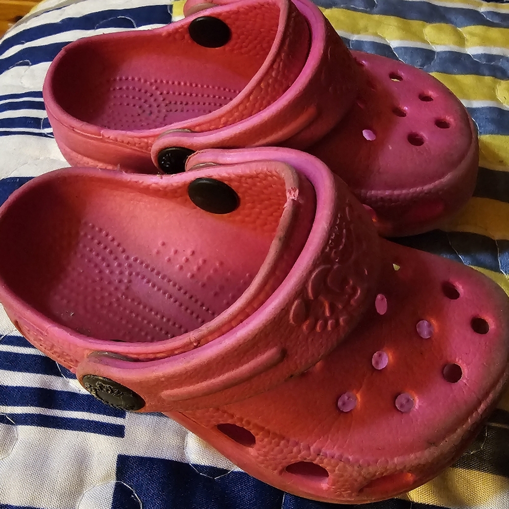 Kids Pink Hopper Slide On Kids Shoes